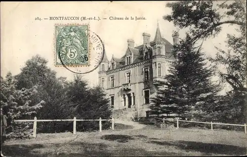 Ak Montfaucon sur Moine Maine et Loire, Chateau de la Jarrie