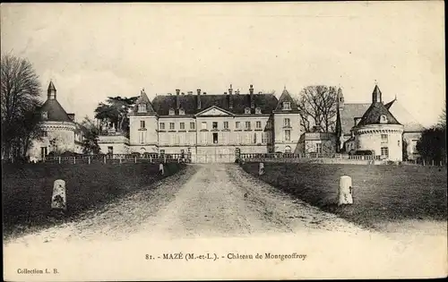 Ak Mazé Maine et Loire, Chateau de Montgeoffroy,