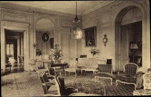 Ak Mazé Maine et Loire, Chateau de Montgeoffroy, Le grand Salon