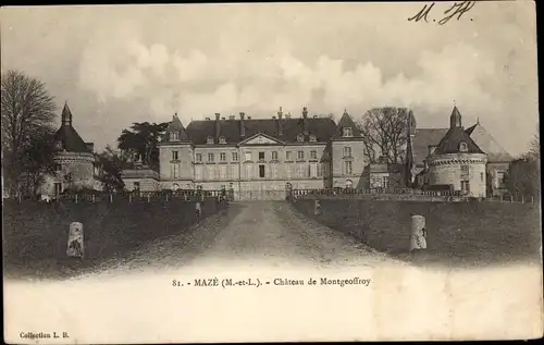 Ak Mazé Maine et Loire, Chateau de Montgeoffroy
