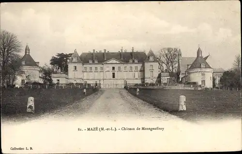Ak Mazé Maine et Loire, Chateau de Montgeoffroy