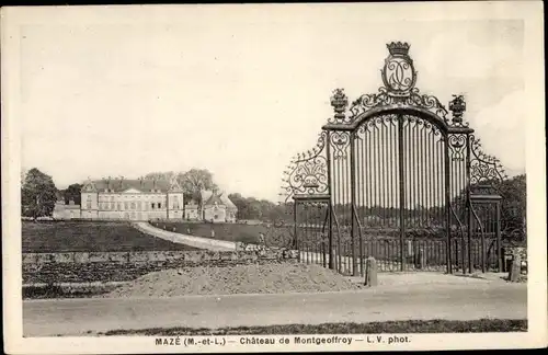 Ak Mazé Maine et Loire, Chateau de Montgeoffroy