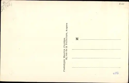 Ak Mazé Maine et Loire, Chateau de Montgeoffroy