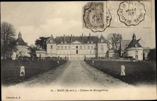 Ak Mazé Maine et Loire, Chateau de Montgeoffroy