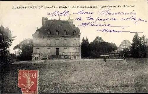 Ak Plessis Trevise Val de Marne, Chateau de Bois Lacroix