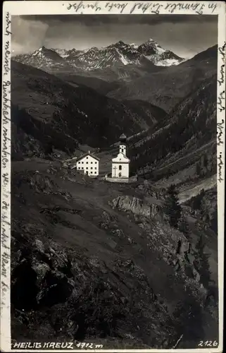 Ak Sölden in Tirol, Heilig Kreuz