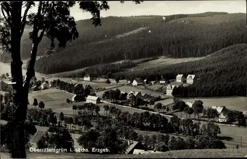 Ak Oberrittersgrün Breitenbrunn, Ortschaft und Umgebung