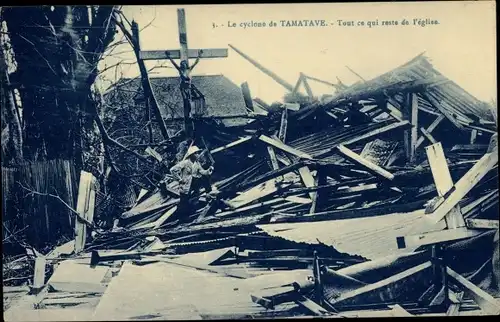 Ak Toamasina Tamatave Madagaskar, Tout ce qui reste de l´eglise
