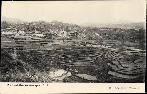 Ak Les rizieres en montagne