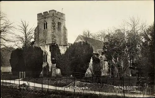 Ak Eastwell South-East England, Church