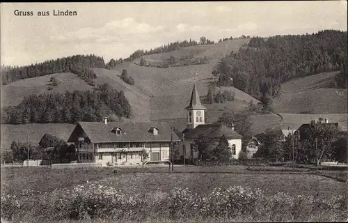 Ak Linden Kanton Bern, Panorama