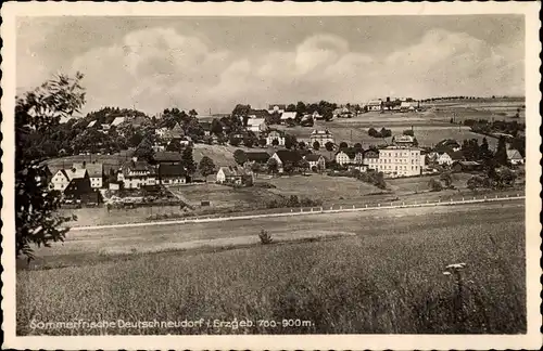 Ak Deutschneudorf im Erzgebirge, Gesamtansicht
