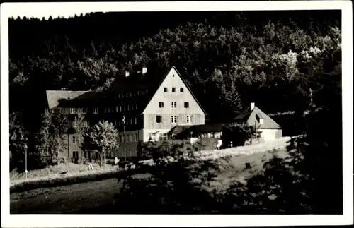 Ak Rehefeld Zaunhaus Altenberg im Erzgebirge, FDGB Erholungsheim Aufbau