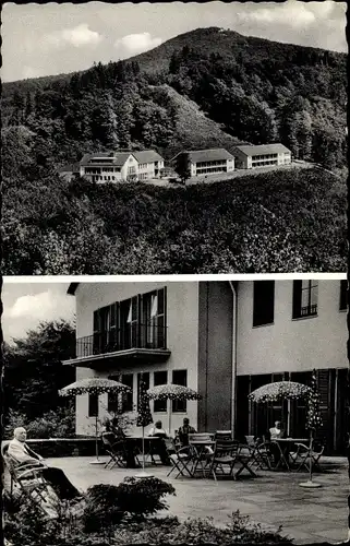 Ak Königswinter am Rhein, Heim Rosenau, Bergmann Erholungswerk EV