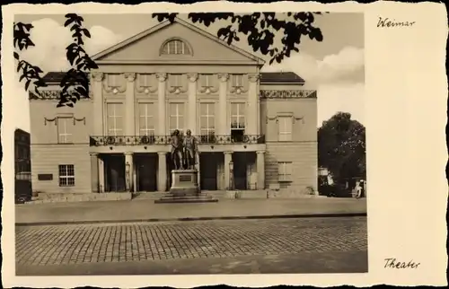 Ak Weimar in Thüringen, Theater