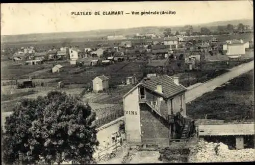Ak Clamart Hauts de Seine, Vue Générale