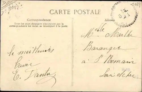 Ak Corbeil Essonne, Inondations de 1910, Le Ravitaillement du Champ de Foire