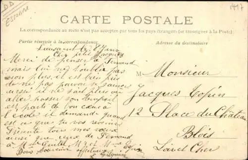 Ak Corbeil Essonne, Vue sur l´Essonne