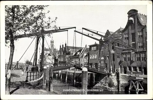 Ak Dordrecht Südholland Niederlande, Damiatenbrug