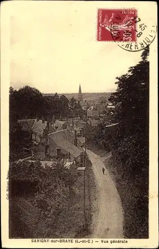 Ak Savigny-sur-Braye Loir et Cher, Vue Générale