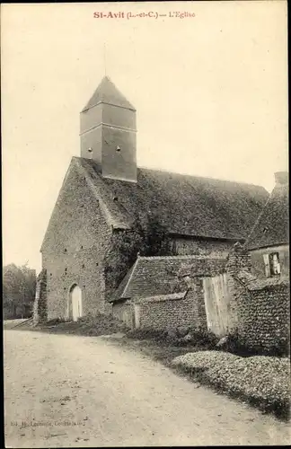 Ak Saint Avit Loir-et-Cher, Église