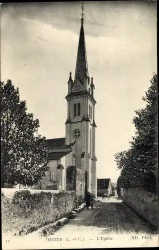 Ak Thezee Loir et Cher, L´Église