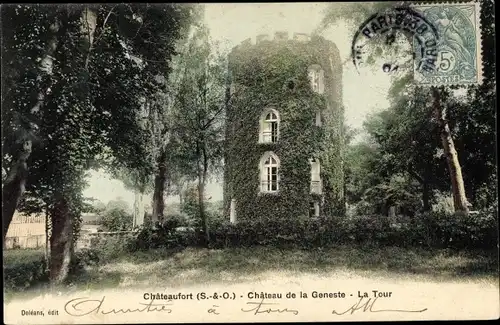 Ak Châteaufort Yvelines, Chateau de la Geneste, La Tour