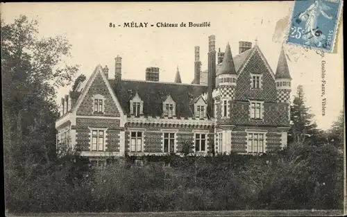 Ak Melay Maine et Loire, Chateau de Bouzille