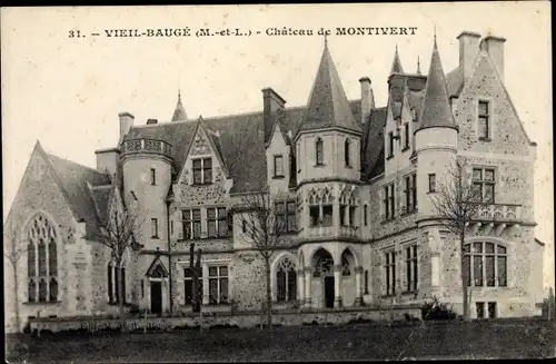Ak Vieil Bauge Maine et Loire, Chateau de Montivert