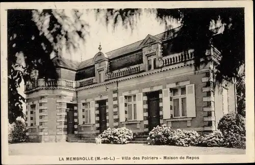 Ak La Membrolle sur Choisille Maine et Loire, Villa des Poiriers, Maison de Repos