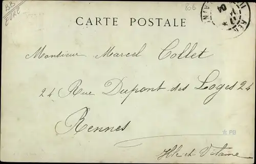 Ak Louviers Eure, La Caisse d´Épargne