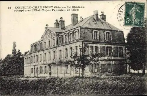Ak Coeuilly Champigny sur Marne Val de Marne, Le Chateau
