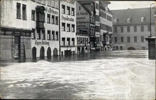 Ak Nürnberg in Mittelfranken, Obstmarkt, Hochwasser
