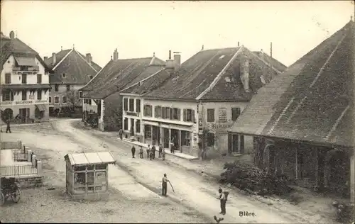 Ak Blere Indre-et-Loire, Straßenpartie