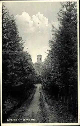 Ak Lübbecke in Ostwestfalen, Wartturm
