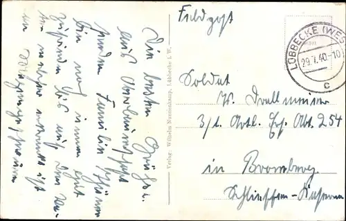 Ak Lübbecke in Ostwestfalen, Wartturm