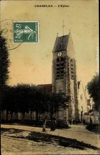 Ak Champlan Essonne, Église