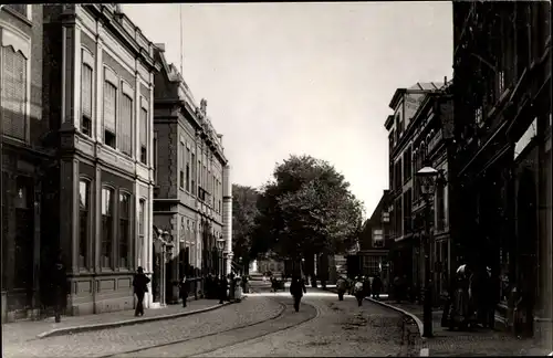 Ak Dordrecht Südholland Niederlande, Visstraat-Bagijnhof omstreeks 1905