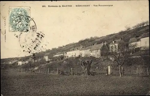 Ak Méricourt Yvelines, Vue Panoramique