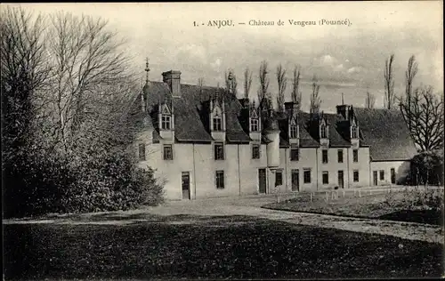 Ak Anjou Maine et Loire, Chateau de Vengeau