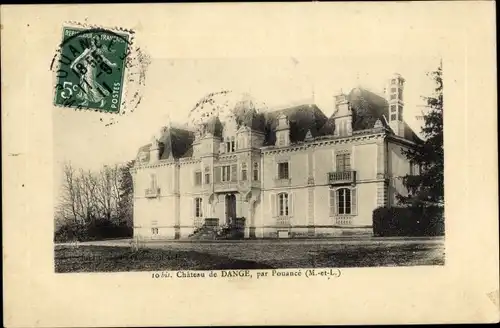 Ak Pouancé Maine et Loire, Chateau de Dange