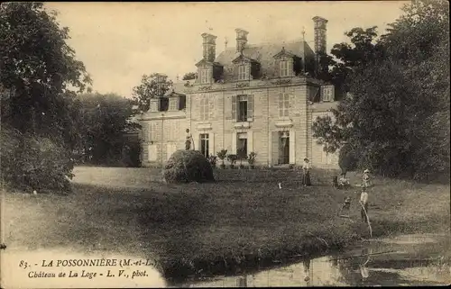 Ak La Possonnière Maine-et-Loire, Chateau de la Loge