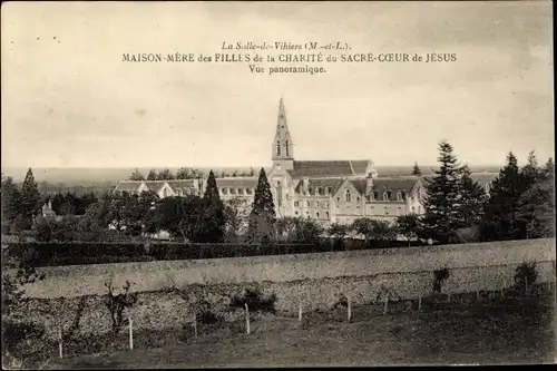 Ak La Salle de Vihiers Maine et Loire, Ancienne Maison Mere des Filles de la Charite du Sacre Coeur
