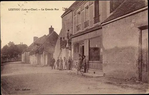 Ak Lestiou Loir et Cher, La Grande Rue