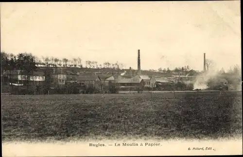 Ak Rugles Eure, Le Moulin à Papier