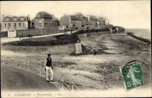 Ak Langrune Calvados, Vue genérale