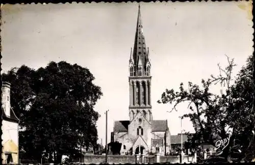 Ak Langrune sur Mer Calvados, L´Église