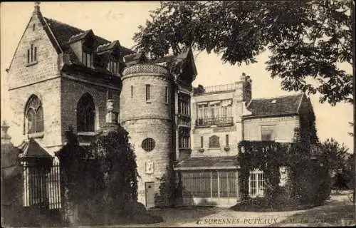 Ak Suresnes Hauts de Seine, route de Puteaux, Moulin des Gibels, vue générale