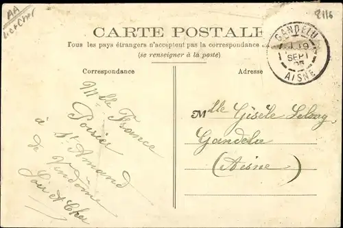 Ak Chauvigny Vienne, Château de Lodiere