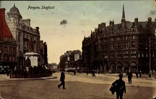 Ak Sheffield Yorkshire England, Fargate